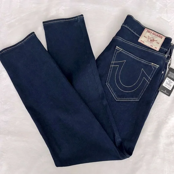 TRUE RELIGION Men's Rocco Single Needle Relaxed Skinny Jeans—NWT—34/32 - Picture 1 of 16